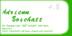 adrienn boschatt business card